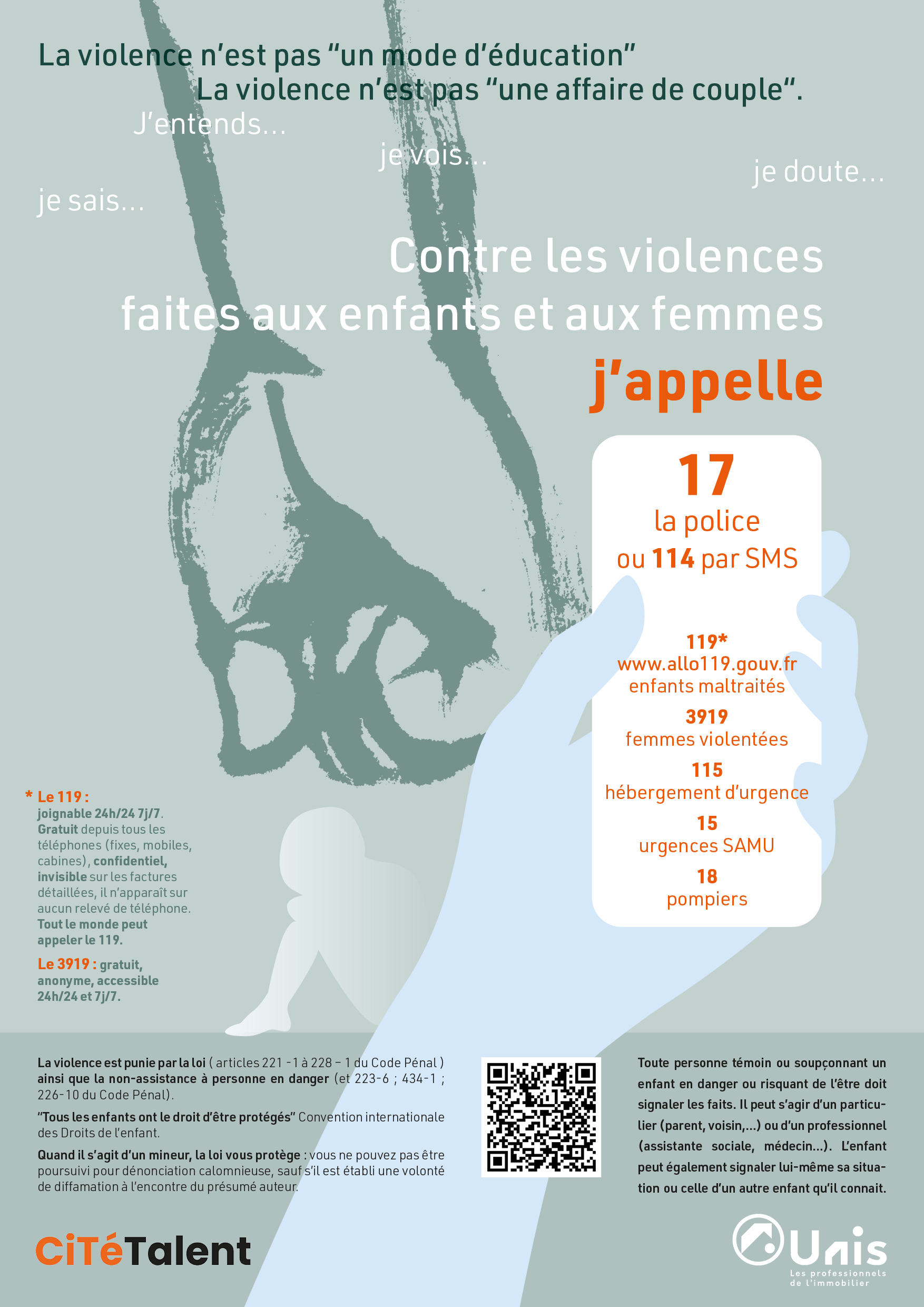 Affiche Voisins solidaires réalisée avec l’UNIS, recto